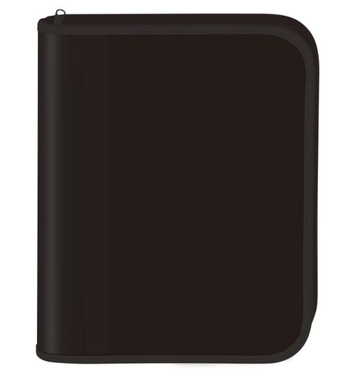 Fichario Uni Pvc All Black 48fls Dac
