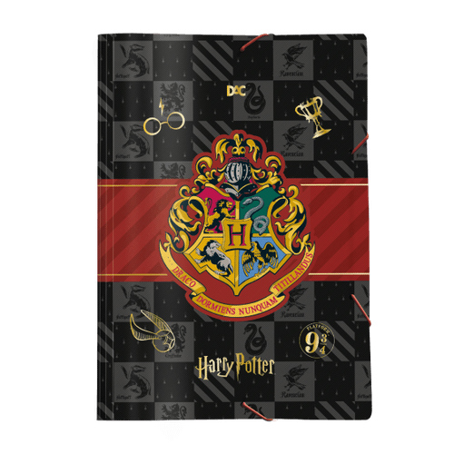 Pasta Plast C/ Elastico Harry Potter Dac