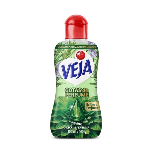 Limpador Veja Gotas Perf Gel Conc Alecrim 100ml