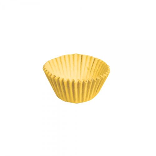 Forminha Comum de Papel N6 Amarelo Com 100 Unidades - Festcolor