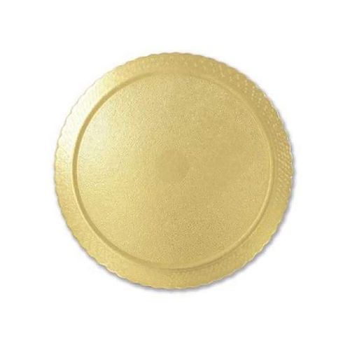 Base P/ Bolo Cake Board Redondo 26cm Ouro - Ultrafest