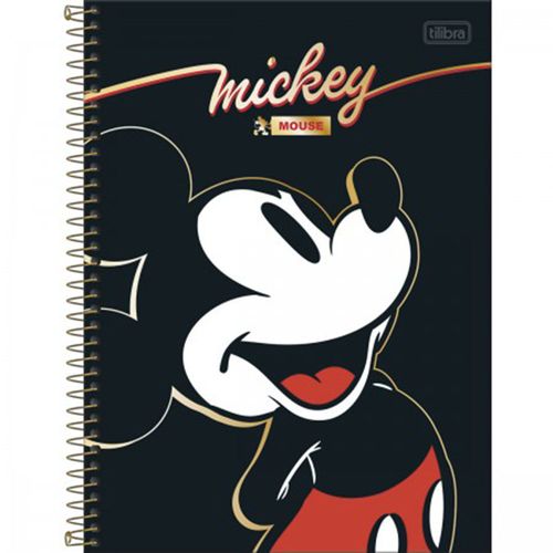 Caderno 10 Materias 160 Folhas Mickey - Tilibra
