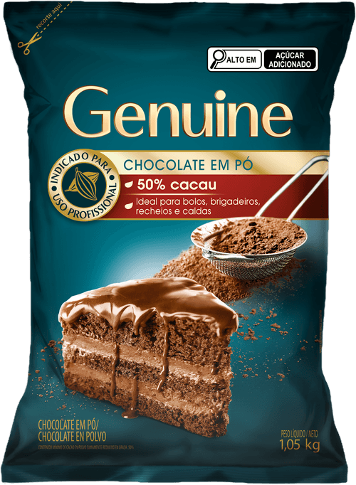 Chocolate Em Po 50 Genuine 1,05kg