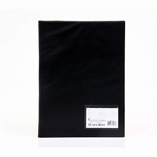 Pasta Catalogo Com 50 Envelopes Medio Preta Dac