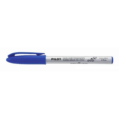 Pincel Marcador Permanente Cd/dvd 2.0 Azul Pilot Blister