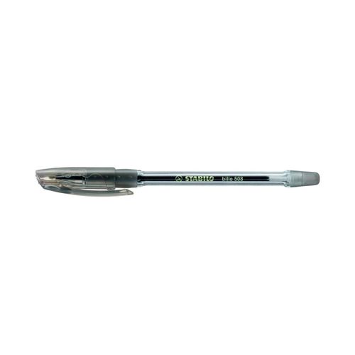 Caneta Esfe Stabilo Bille 508 1.0 Preto Blister