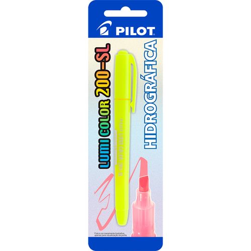 Marca Texto Lumi Color Soft Amarelo Pastel Blister Pilot
