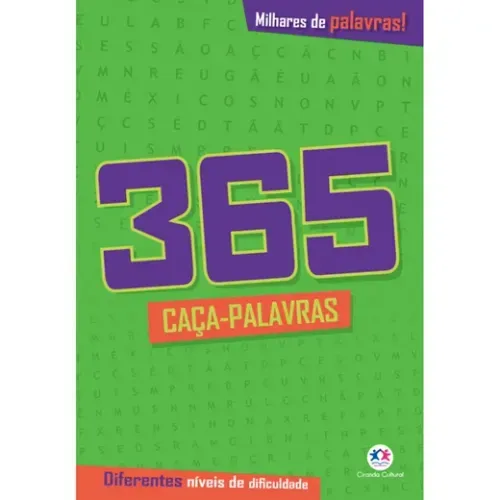 Livro 365 Caca Palavras I Ref5736 Ciranda