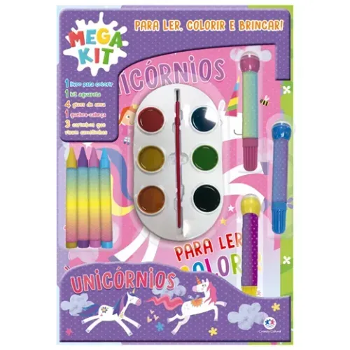 Livro Unicornios Ler/colorir/brincar Ciranda