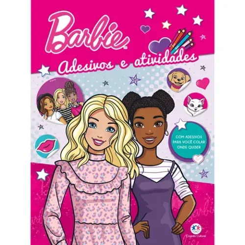 Livro Barbie Adesivos e Atividades Adesivos