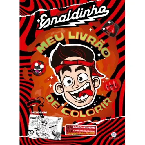 Livro Tapete Enaldinho Meu Livrao de Colorir Ciranda