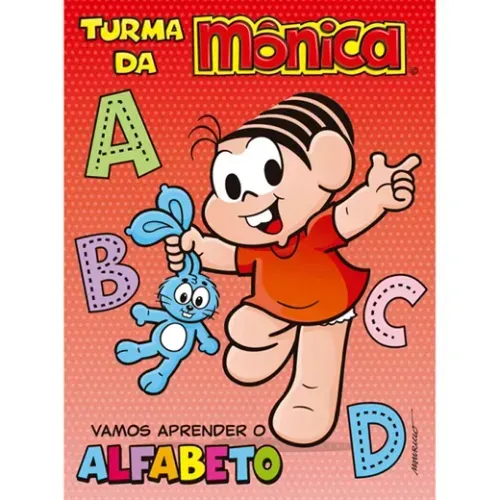 Livro Turma Monica Vamos Aprender o Alfabeto Ciranda
