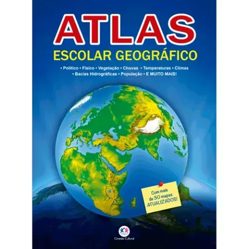 Livro Atlas Escolar Geografico Ciranda