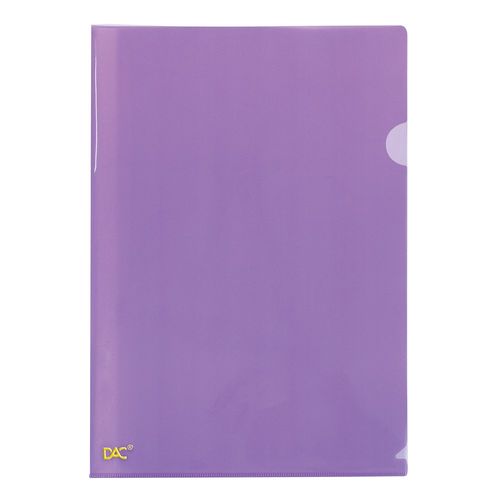 Pasta Tipo L Tamanho A4 Lilas C/10 Unidades Dac
