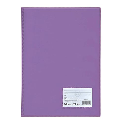 Pasta Catalogo C/50 Env Finos Lilas Dac