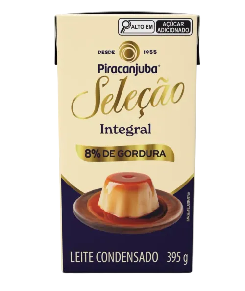 Leite Cond Integ Selecao 8 Gord Piracanjuba 395g