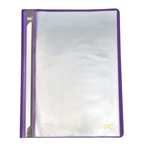 Pasta Catalogo A4 C/frente Transp C/10 Env Lilas Dac