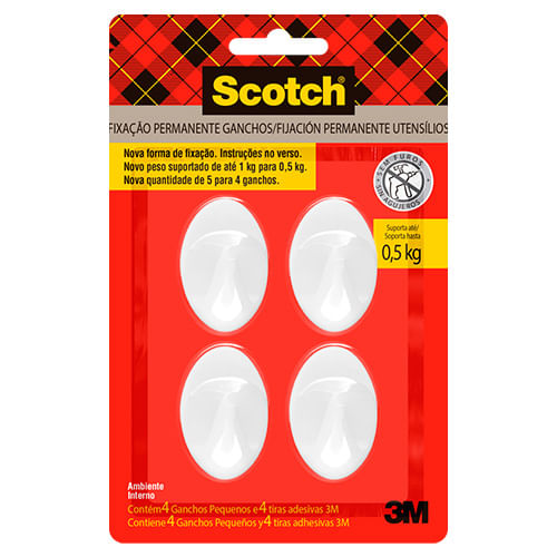 Gancho Pequeno Scotch 3m