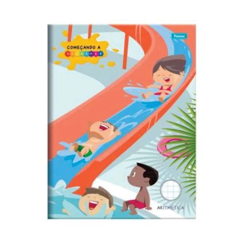 Caderno Aritmetica Capa Dura Comecando a Escrever 40 Fls Foroni