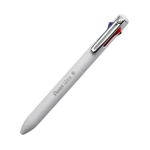 Caneta Esfegrafica Retratil Izee 1.0mm 4 Cores Branco Pentel