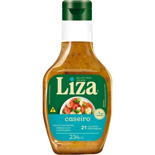 Molho Salada Caseiro Liza 234ml