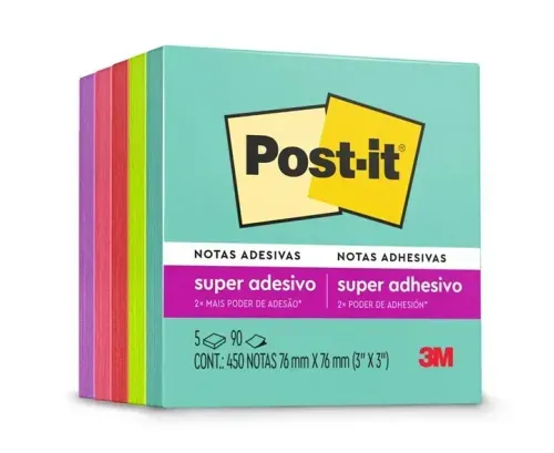 Post It 76x76 Colecao Alegria 270fl 3m