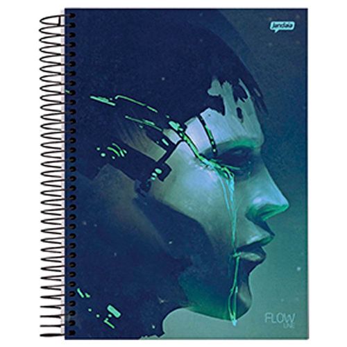 Caderno Universitario Flow Capa Dura 20 Materias Jandaia