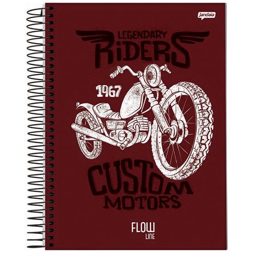 Caderno Universitario Flow Capa Dura 10 Materias Jandaia